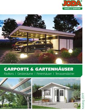 Carports Gartenhauser